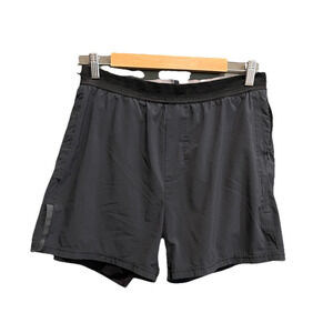 Rhone Black Pull On‎ Men's Activewear Lined Running Shorts Size Medium